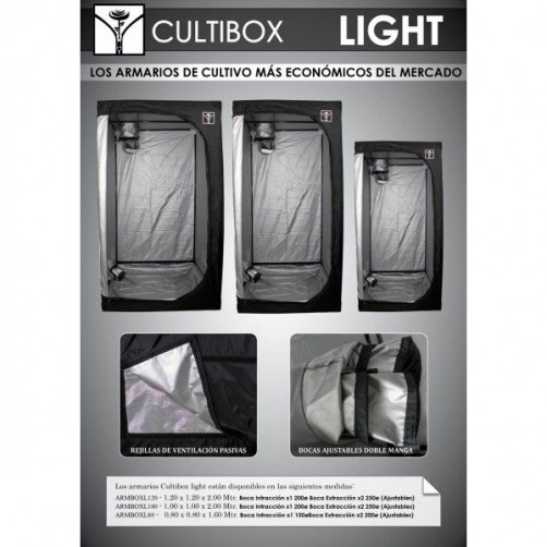 CULTIBOX LIGHT 60X60X140CM - GROW BOX INDOOR